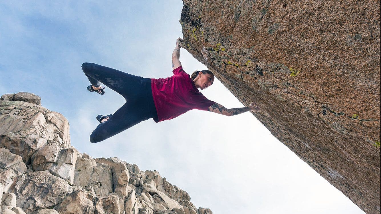 Alex Johnson soaring on the last move to the victory jug.