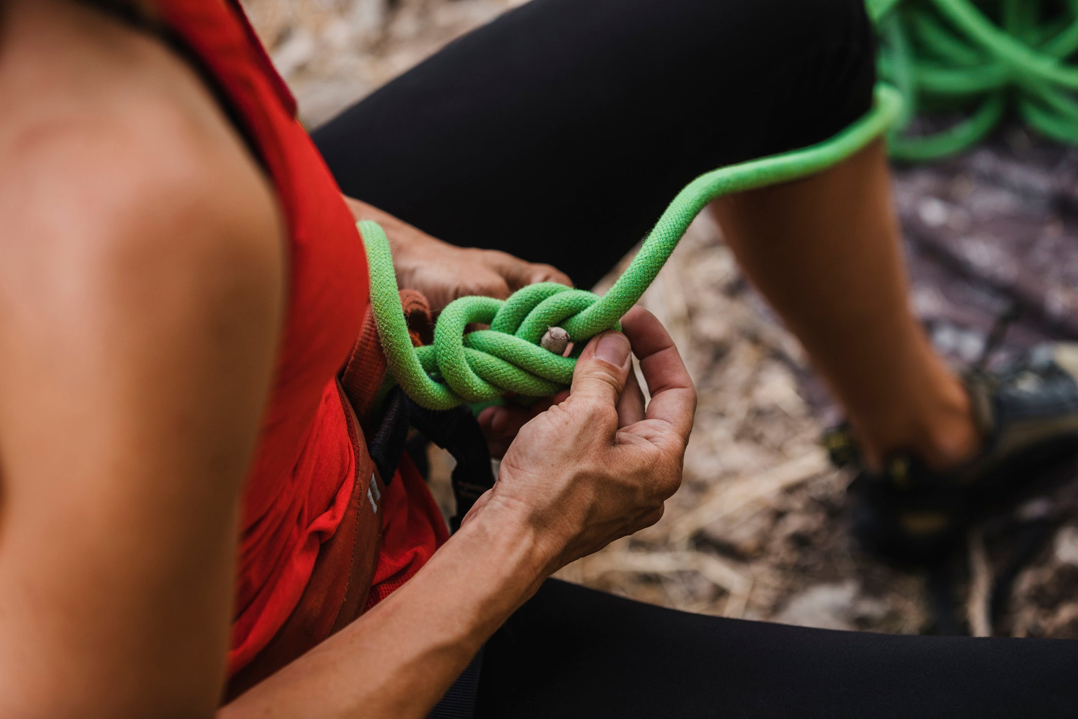 Climbing Knots, The Bowline Or the Figure Eight For Tying In
