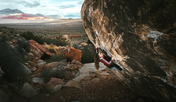 Brooke Raboutou in Red Rock, NV.