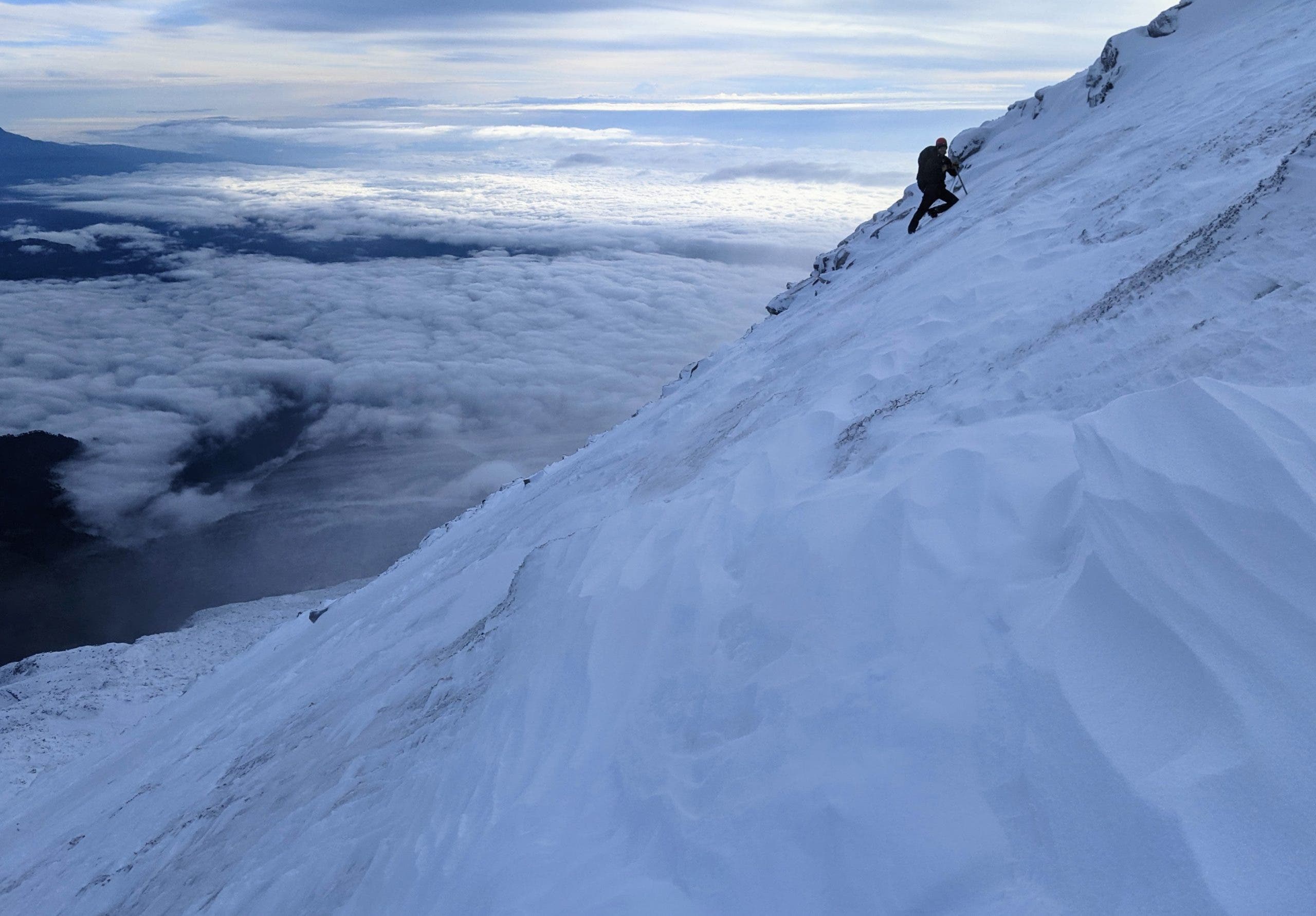 Nearing the summit of Orizaba.