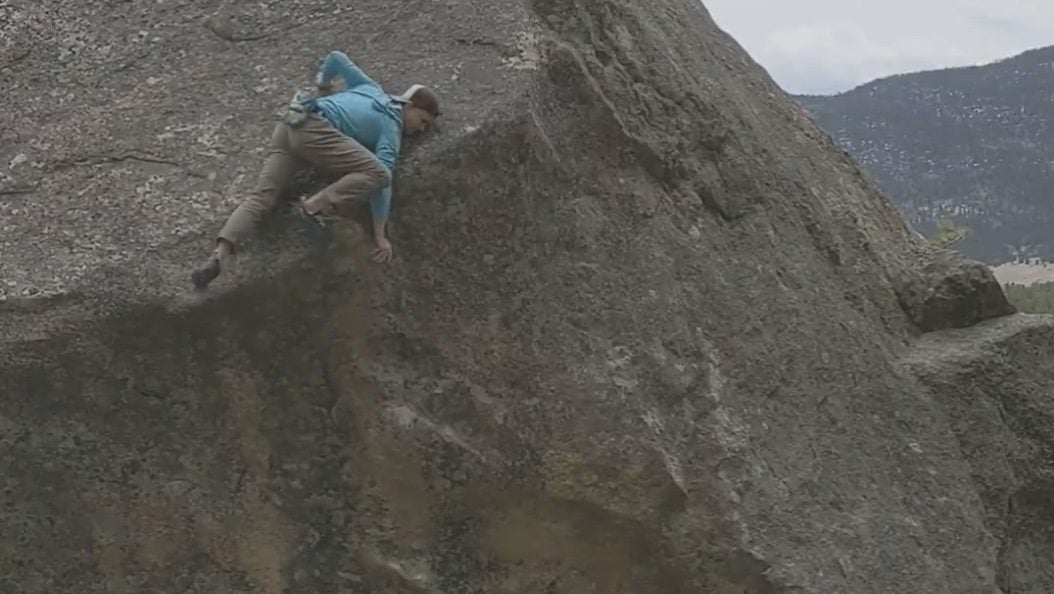 Highball Bouldering Fall Shows How to Spot and Prevent Injury Climbing