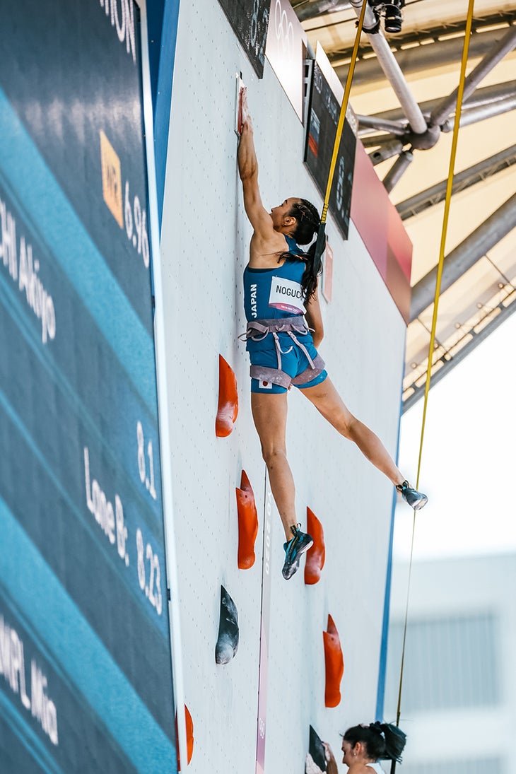 Photo Gallery of Women's Olympic Sport Climbing Qualifiers Climbing