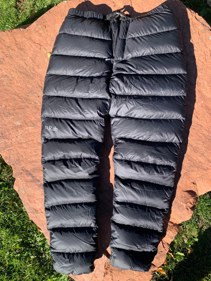 Field Tested: Men's Argon Down Pant, for Belaying - Climbing