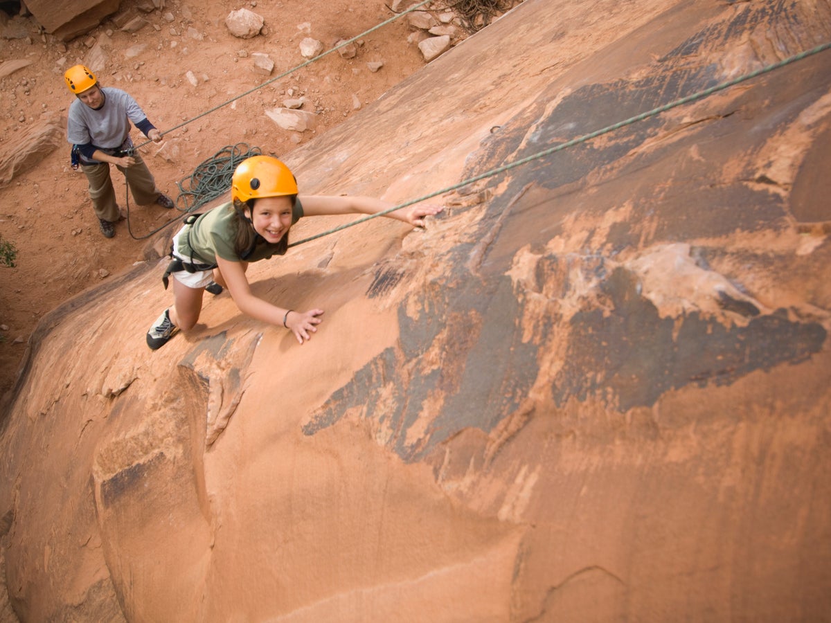 For Safety's Sake Don't Do This: Let Parents Belay Through A Bolt Hanger