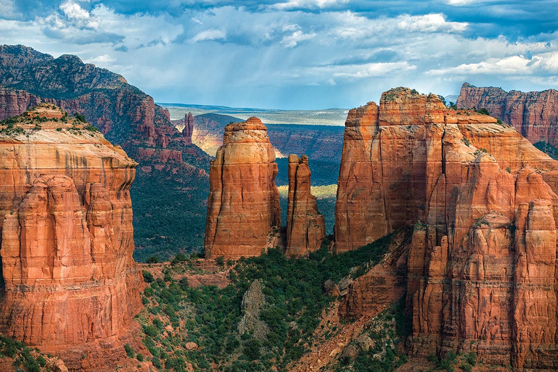 Rock formations in Sedona