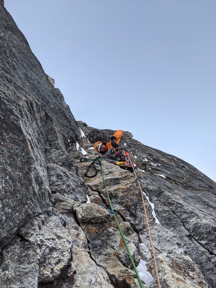 First Ascent of the Northeast Pillar of Tengkangpoche in Nepal - Climbing