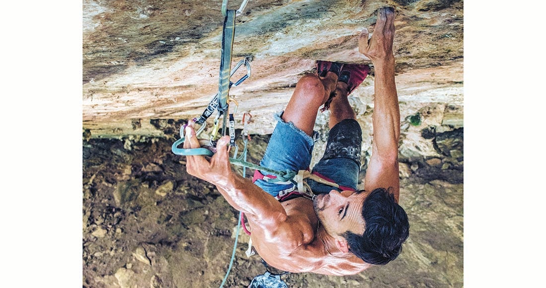 When we shed electrolytes on a sweaty day—as Darién Peteiro Veliz does here on a 5.13b at Viñales, Cuba—our performance can suffer.