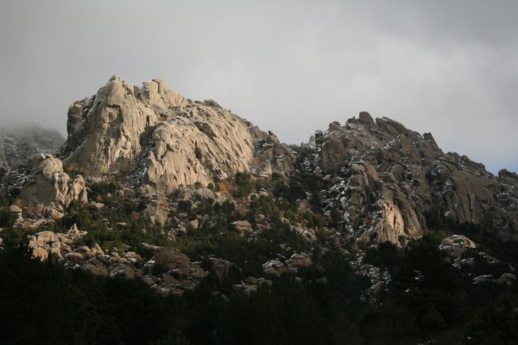 Granite domes of La Pedriza, Spain.