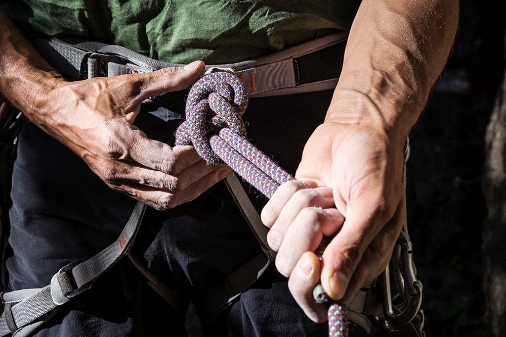 How To Tie Climbing's Double Bowline Knot Climbing