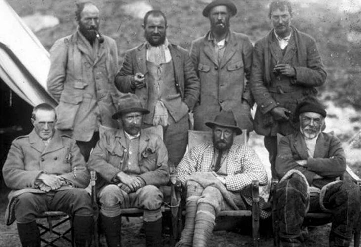 George Mallory on the 1921 Everest expedition.