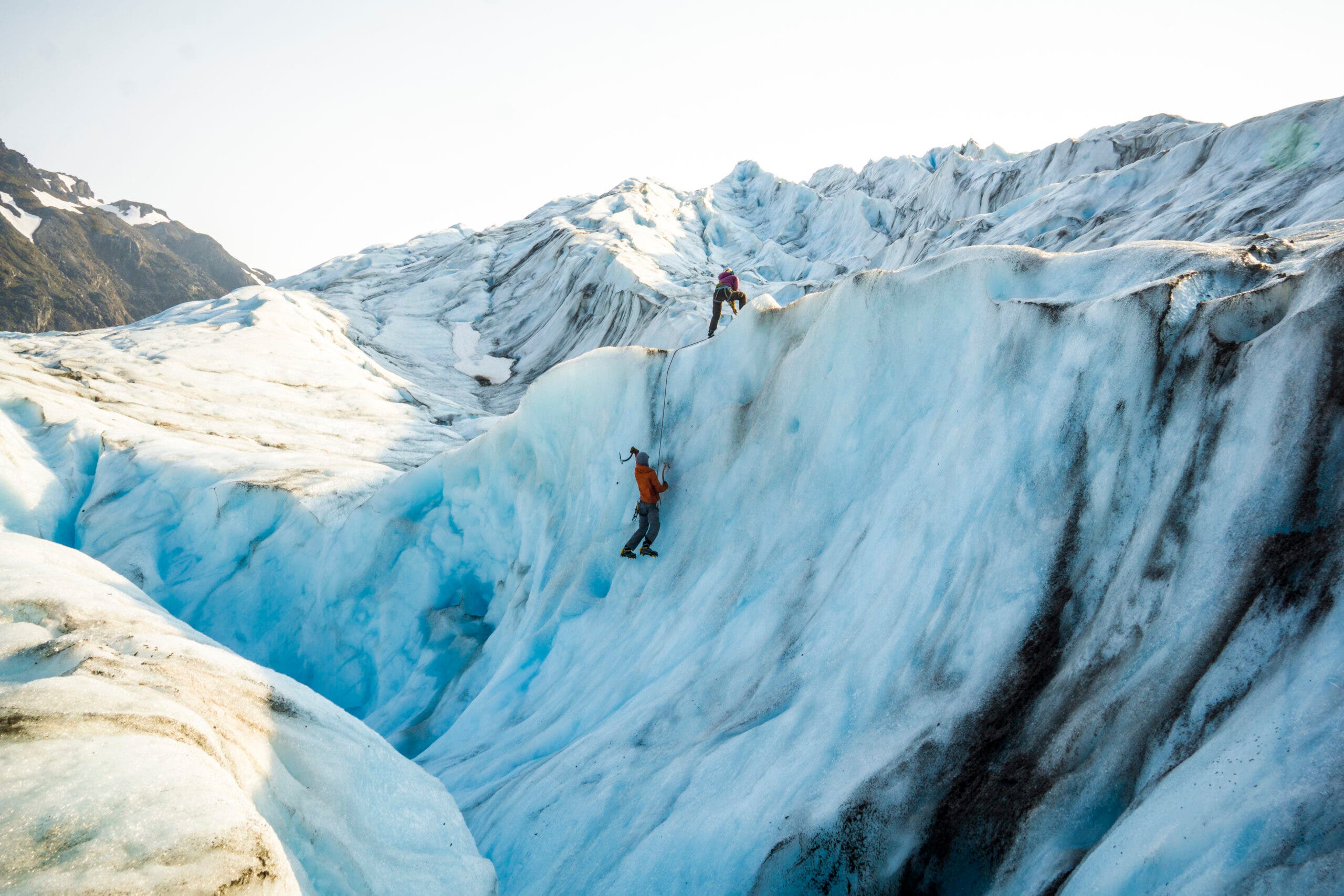 Glacier climbing