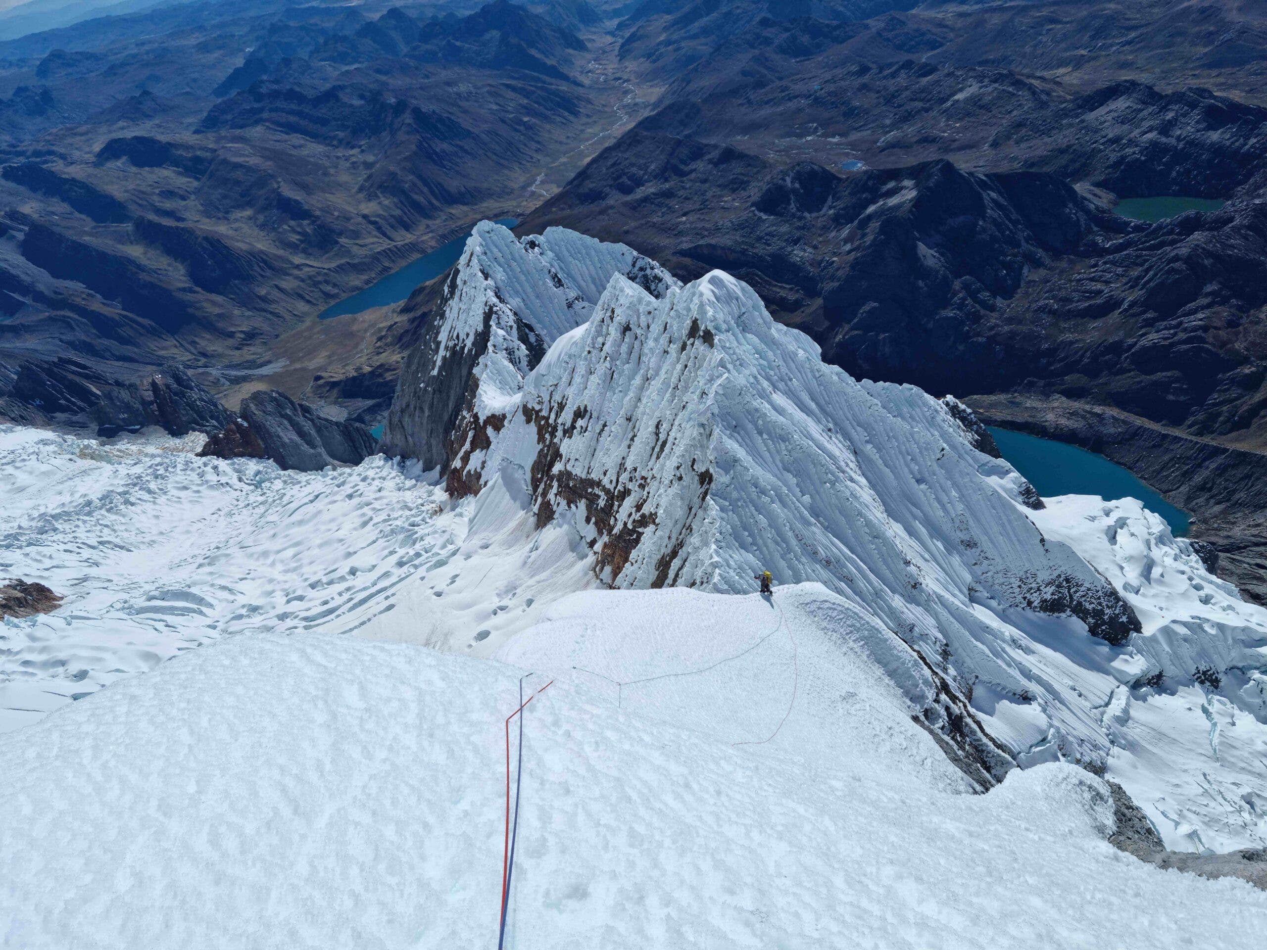 First Ascent East Face of Siula Grande, Peru - Climbing
