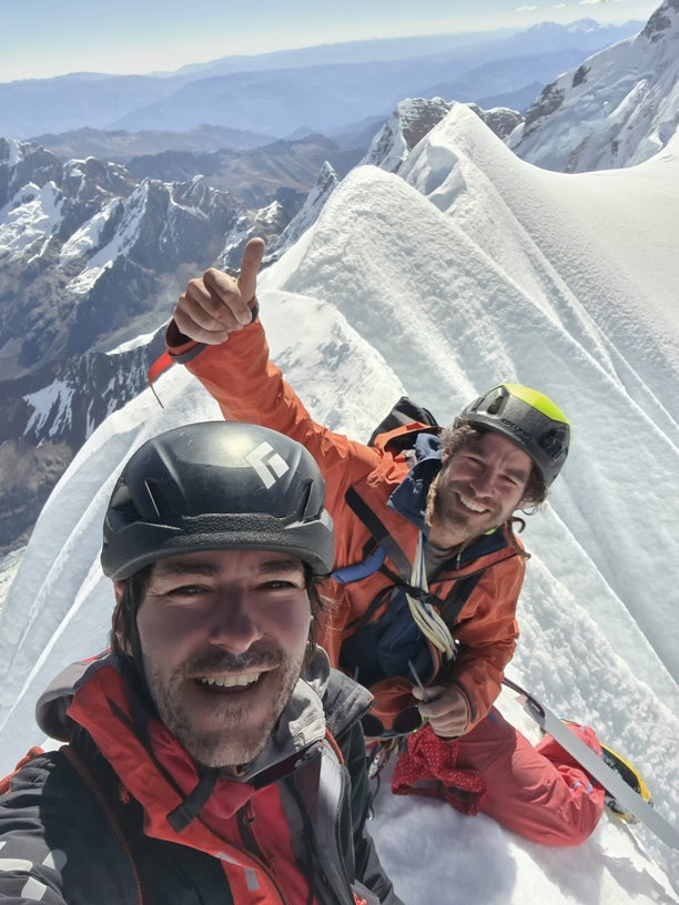 Summit of Siula Grande, Peru.