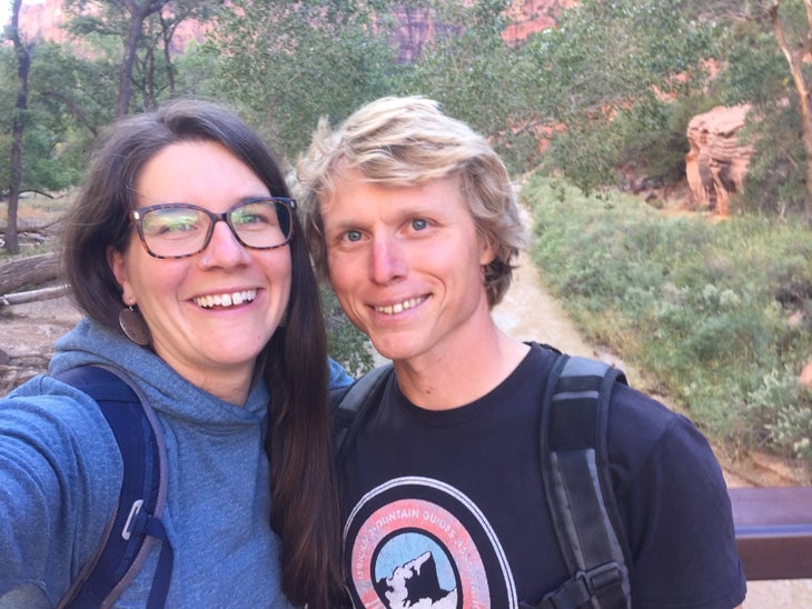 Cody Bradford and his partner Elizabeth “Benny” Dalley.