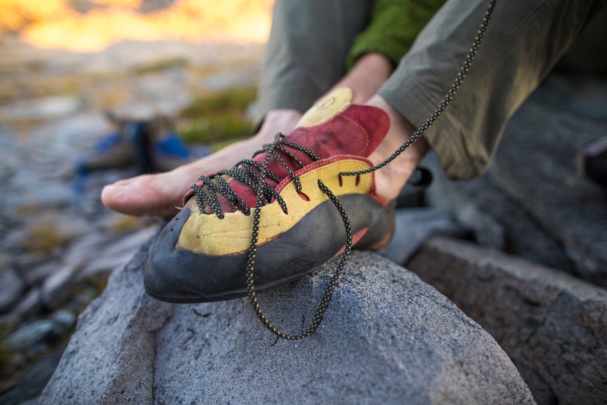 climbing shoes made by climbers