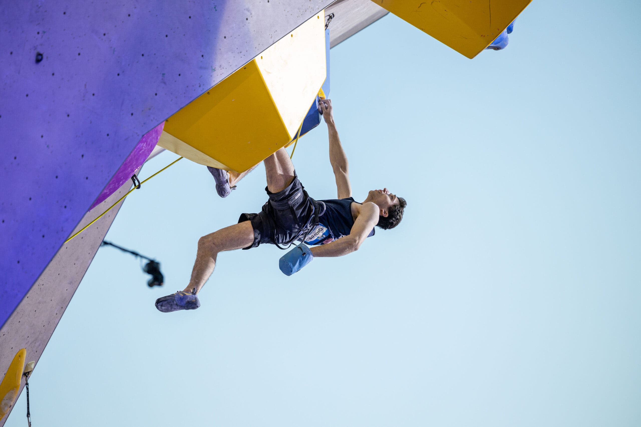 Jesse Grupper in the Lead Final at the 2022 IFSC World Cup in Innsbruck, Austria