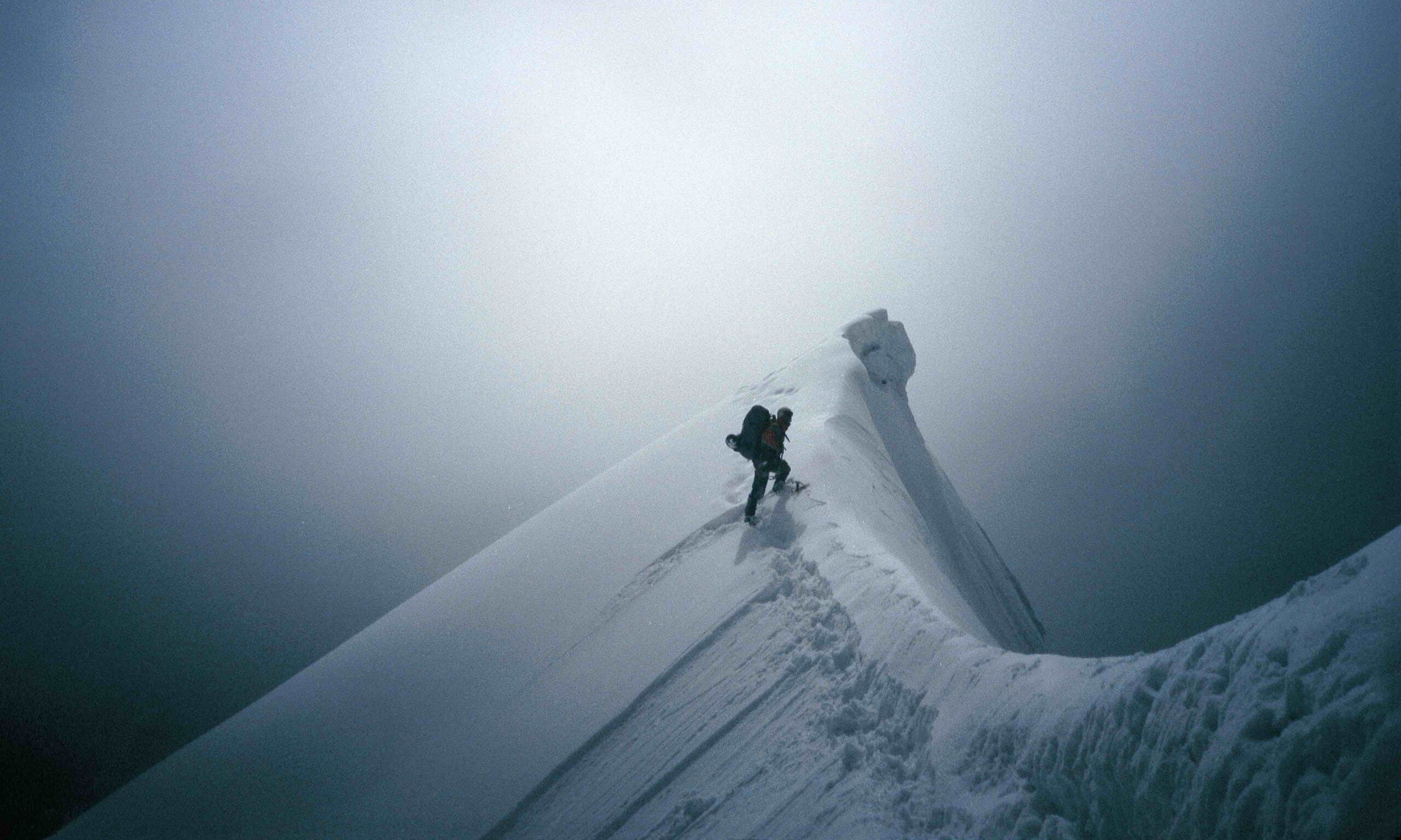 The benefits of climbing alone. Tomaz Humar on Ganesh, 1994. Photo: Tomaz Humar Collection.