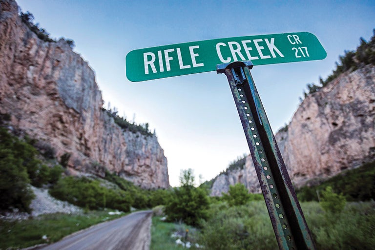 Rock Climbing in Rifle Mountain Park Climbing