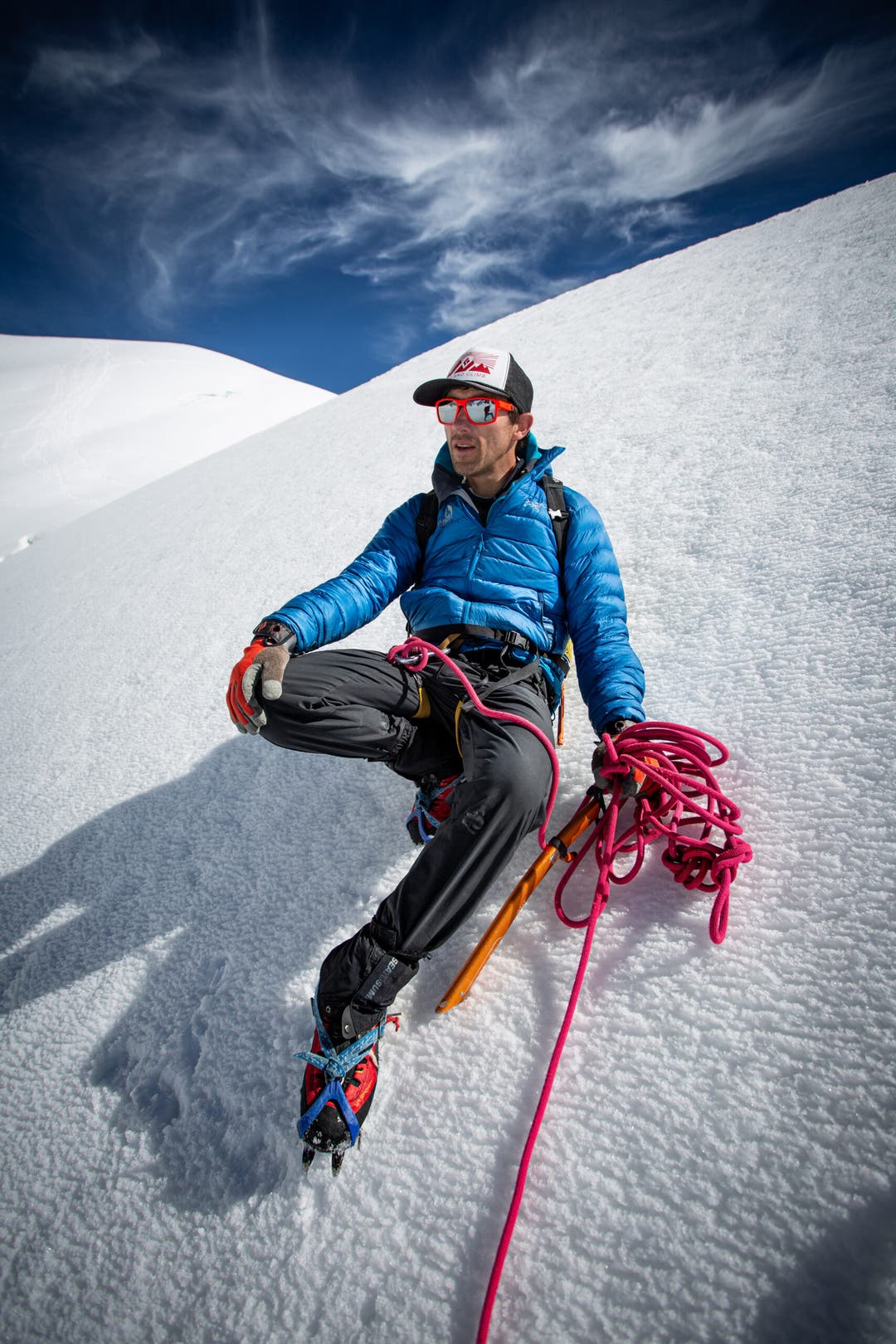 profile of alpinist Korra Pesce