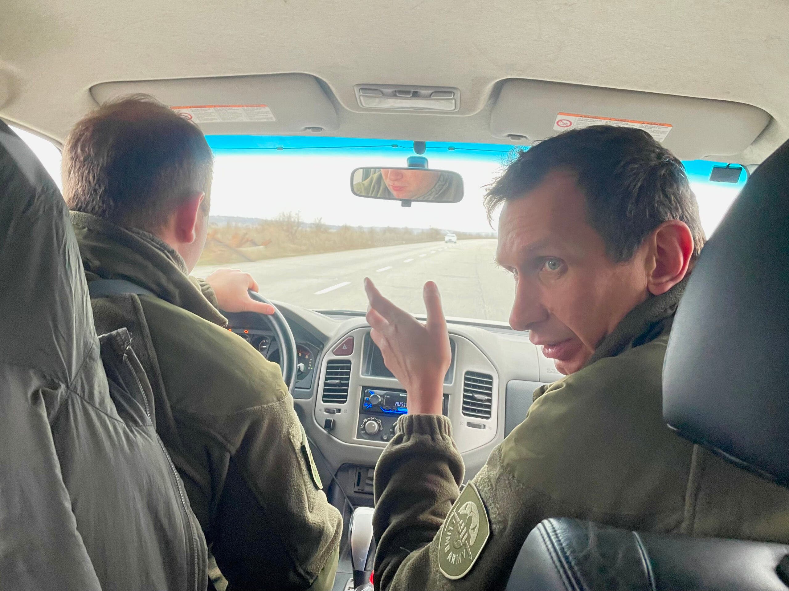 Misha Poddubnov, founder of Climb Army, during the author's tour of Northeastern Ukraine.