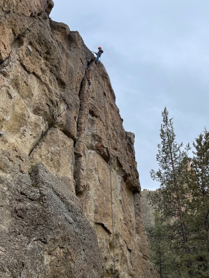 Oregon boy who survived 50ft fall from a cliff pictured after momdied  trying to save him