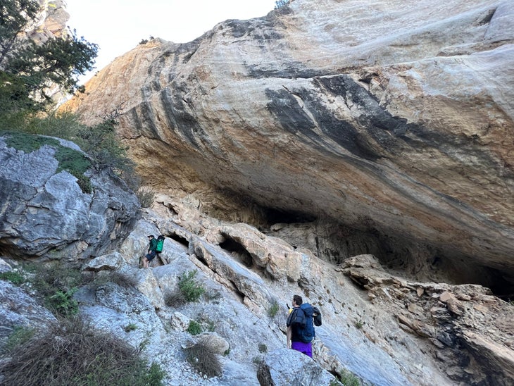 The immense cave housing Martial Law.