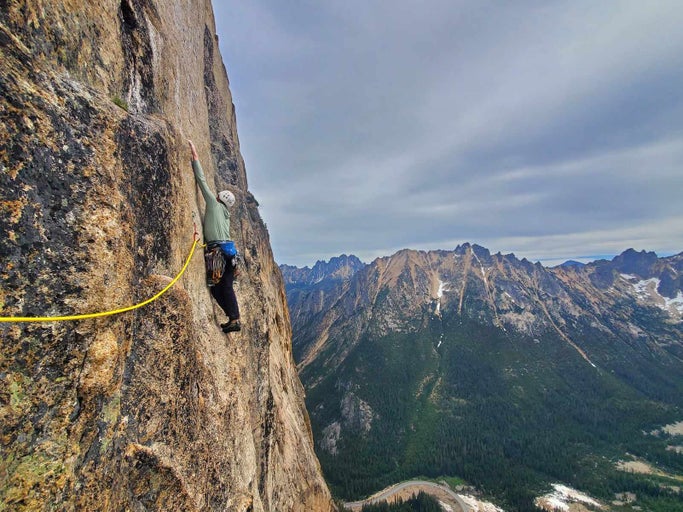 Wildfire Close North Cascades Park Washington - Climbing