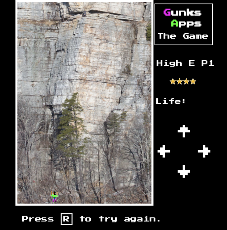 Gunks Apps game screenshot