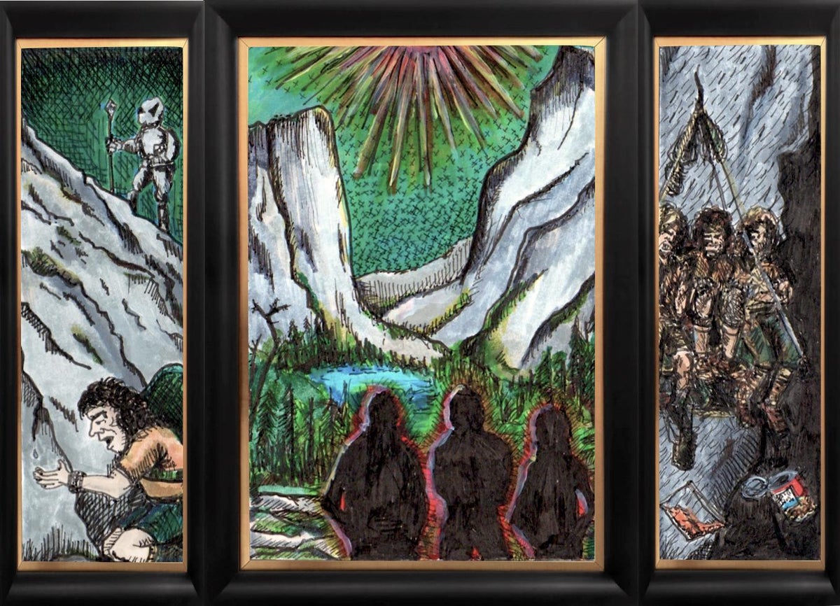 Benighted and Waterless on Washington Column