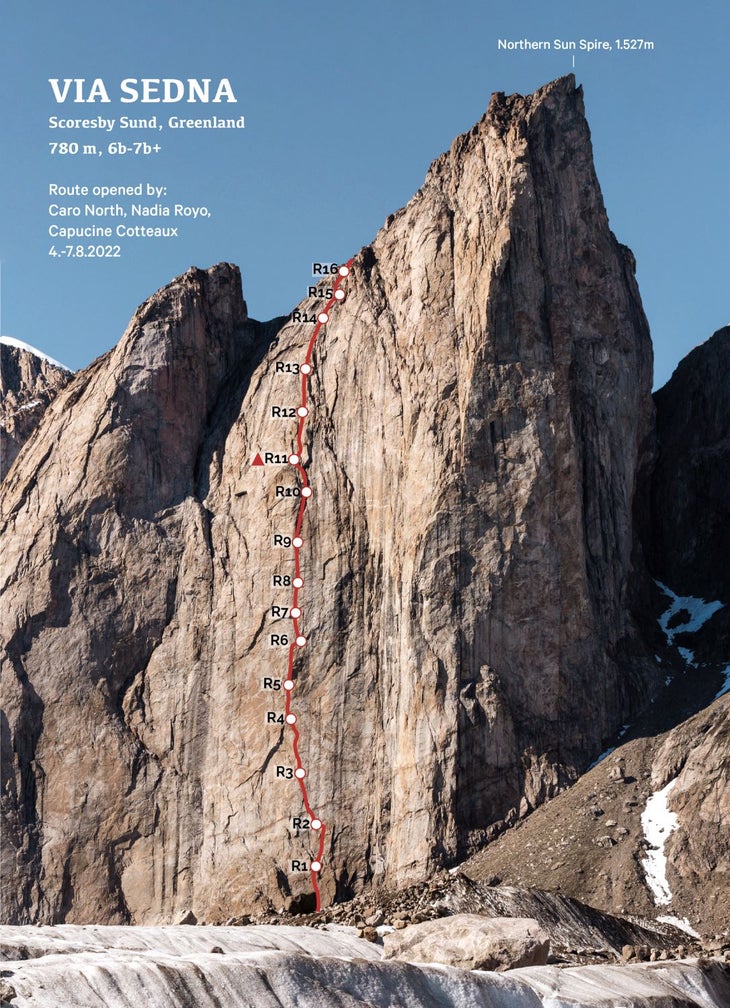 East Face of Northern Sun Spire