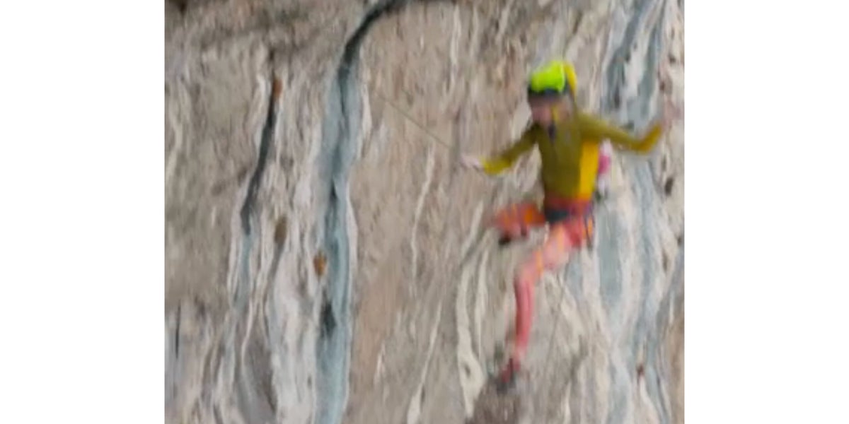Weekend Whipper: This Belayer Was a Sitting Duck