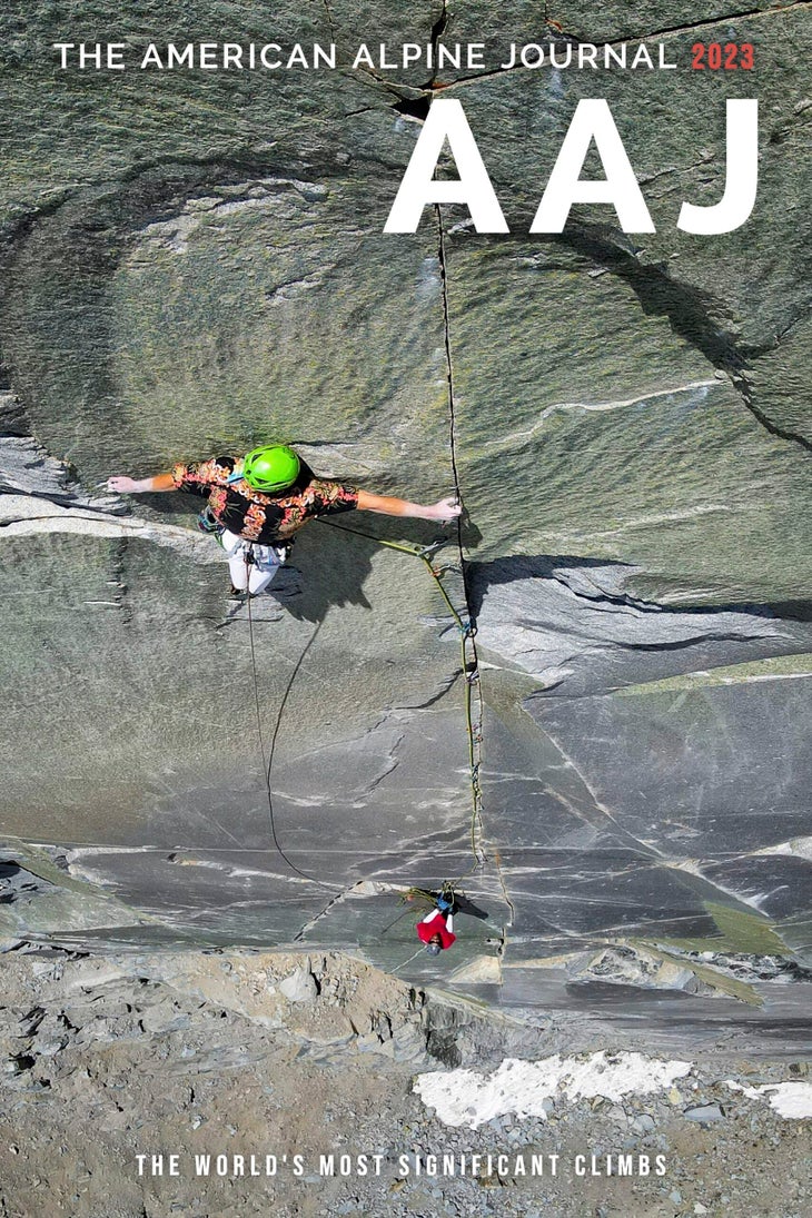 Cover of the 2023 American Alpine Journal.