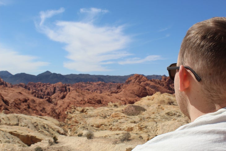 Ephraim Cook in the Utah desert