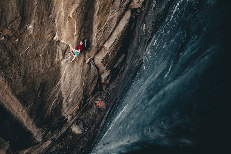 Adam Ondra Climbs Bon Voyage—World's Hardest Trad Grade Climbing