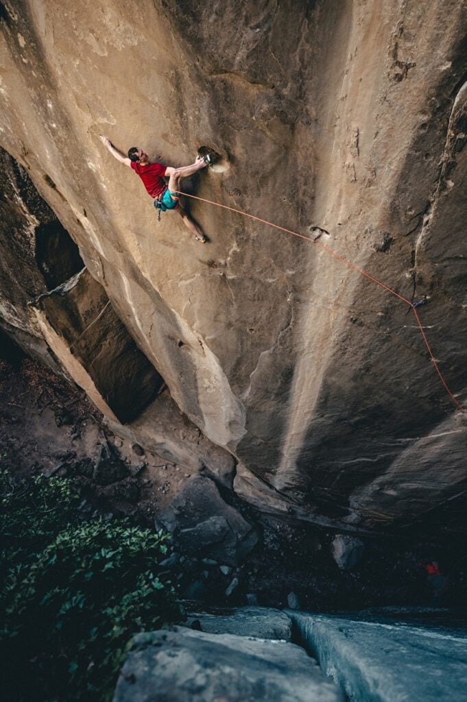 Adam Ondra Climbs Bon Voyage—World's Hardest Trad Grade - Climbing