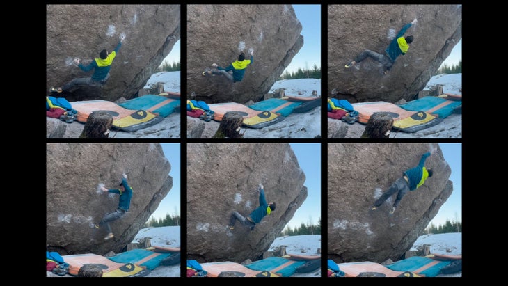 Six screenshots showing Elias Iagnemma's wild sequence on Burden of Dreams.
