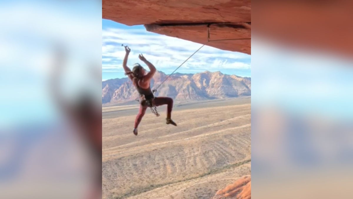 Weekend Whipper: Awesome, Airy Fall on Famous Red Rock Crack