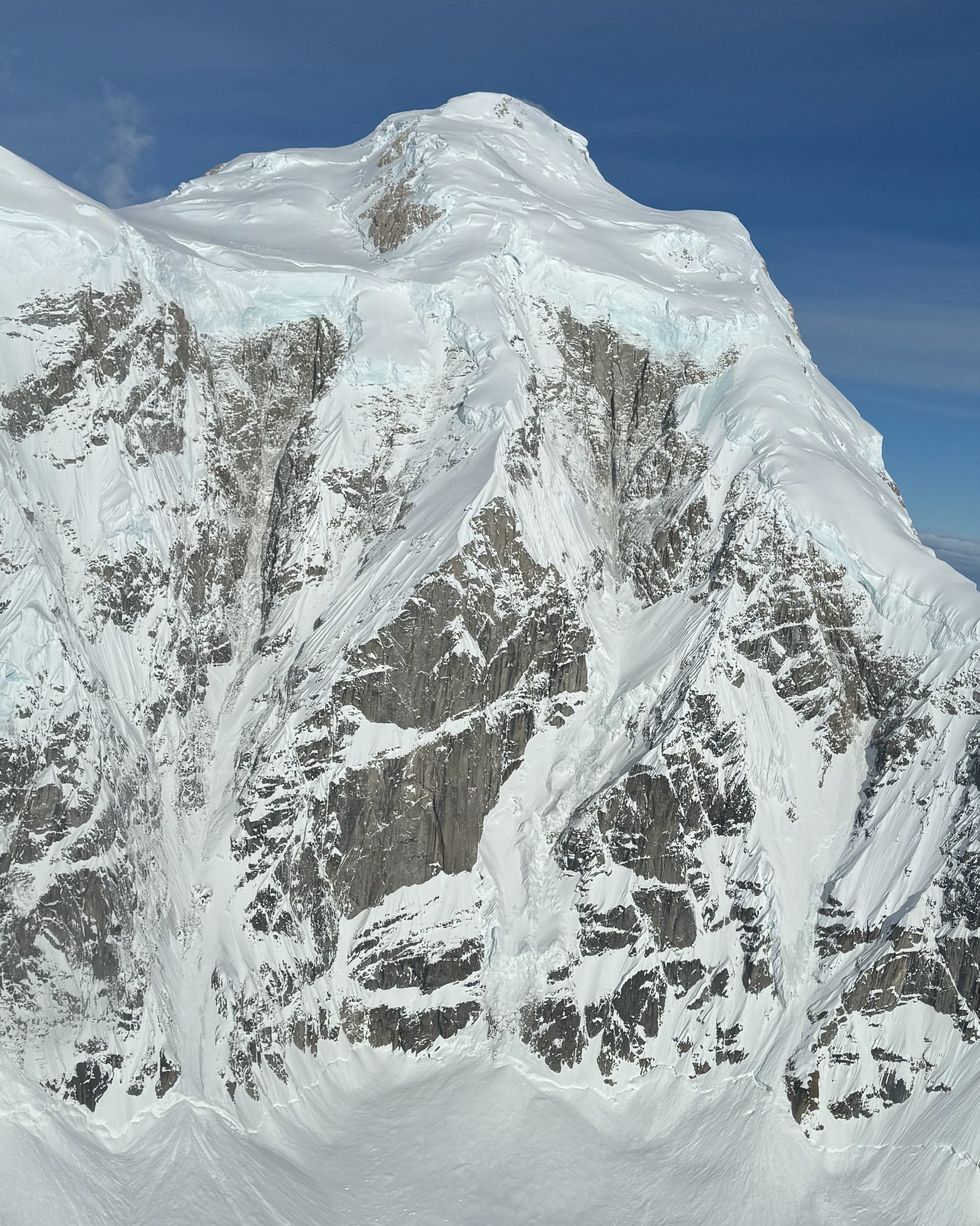 New Climbing Route on Mount Hunter, Alaska: One Way Out - Climbing, image size:1920x2400