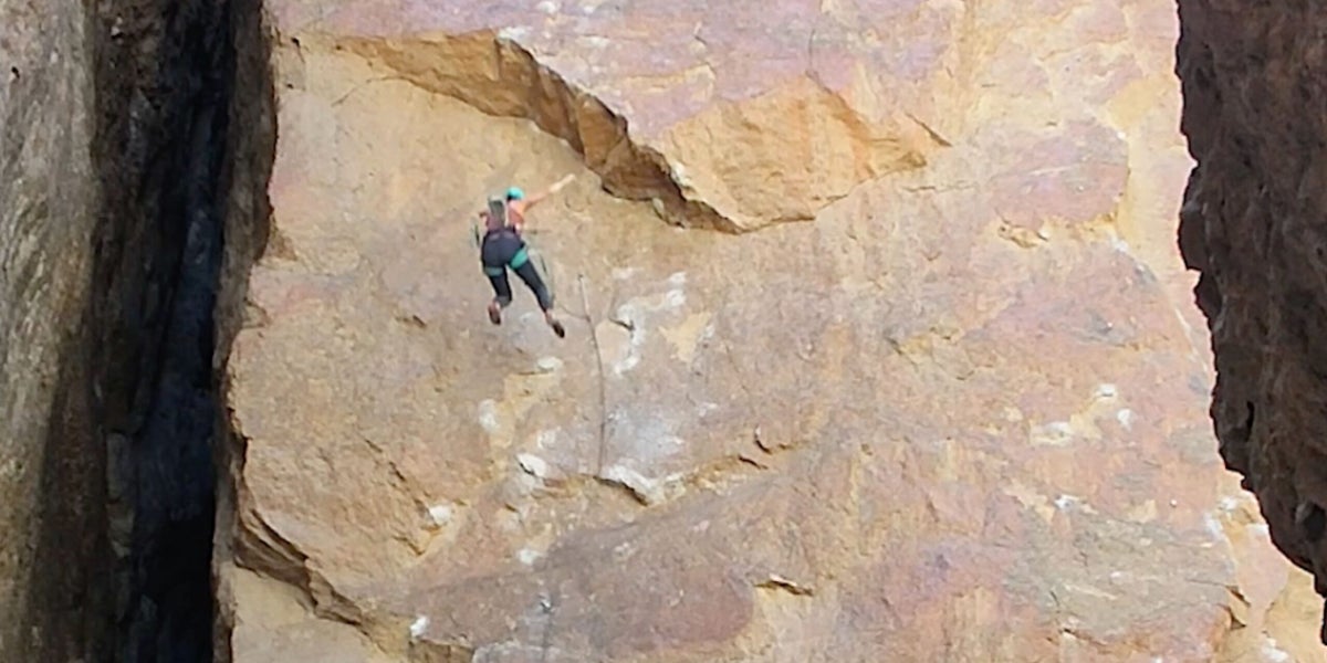 Weekend Whipper: Big Airtime on Runout Sport Climb