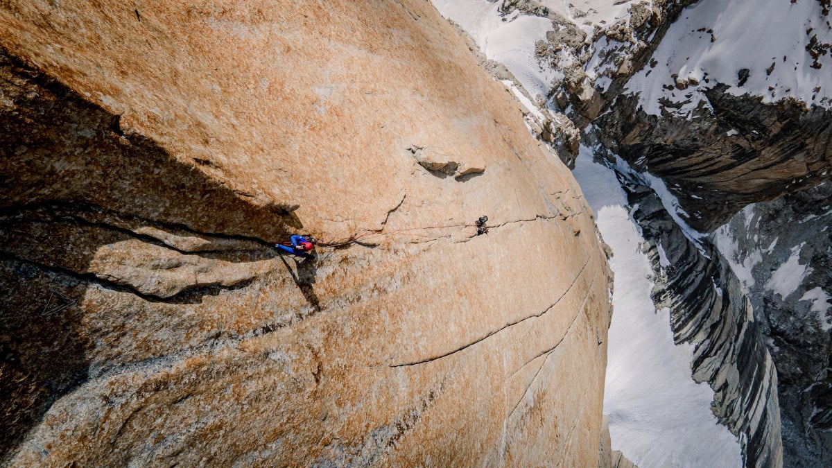 One of the World’s Most Famous Alpine Big Walls Is Soloed