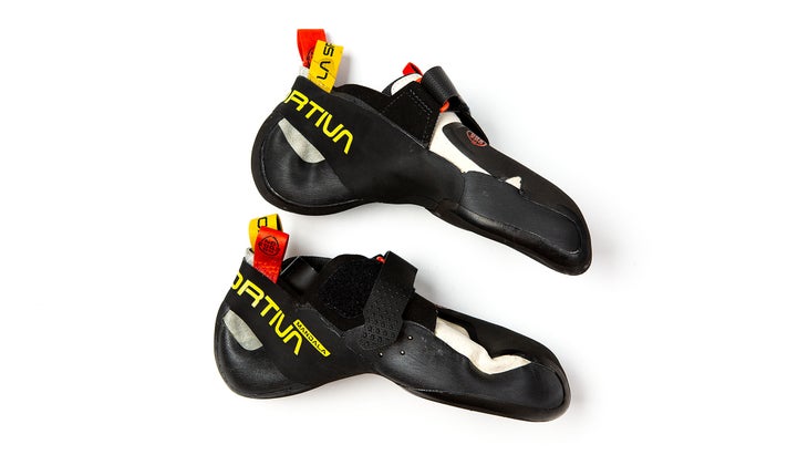 La Sportiva Mandala climbing shoe on white background. This shoe is one of the best climbing gifts of 2024.