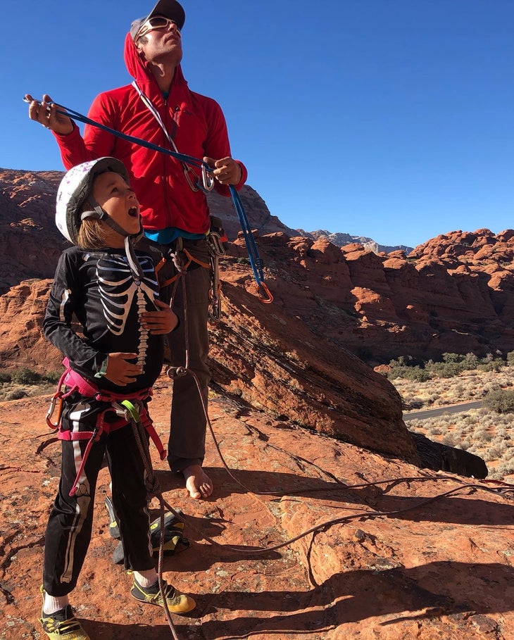 Adam and his daughter.