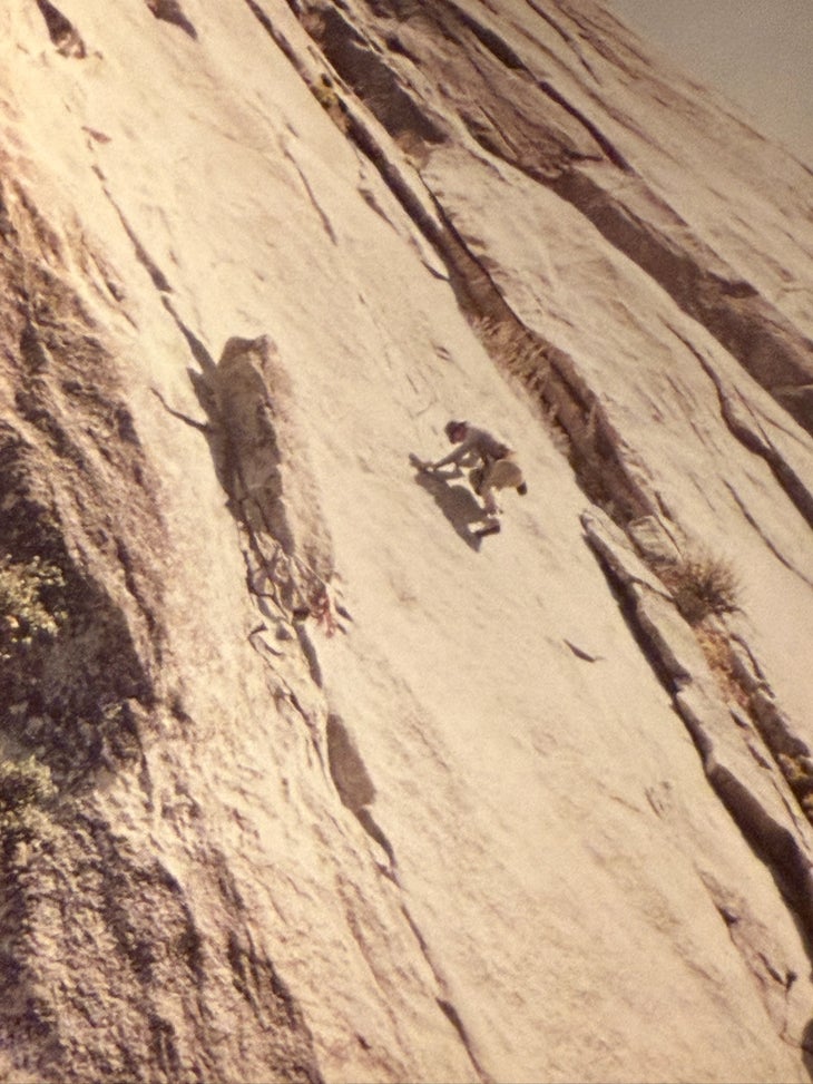 TM Herbert climbing in Yosemite