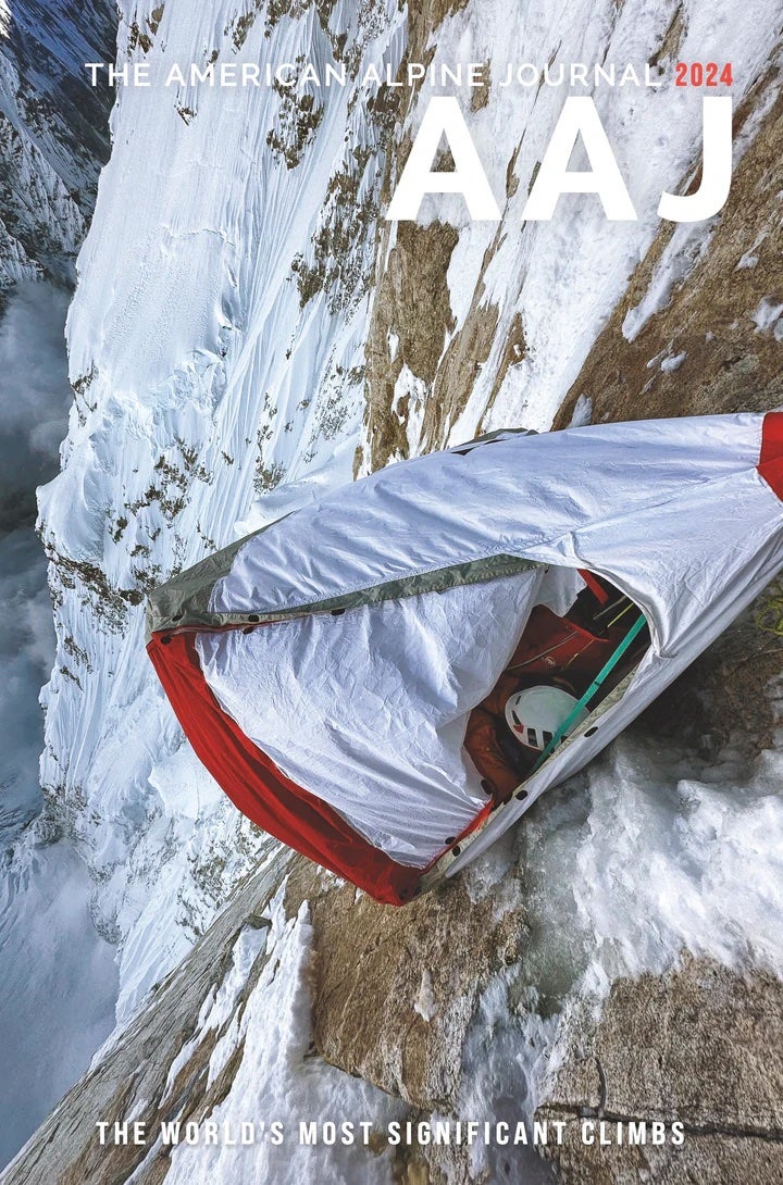 The cover of the 2024 American Alpine Journal.
