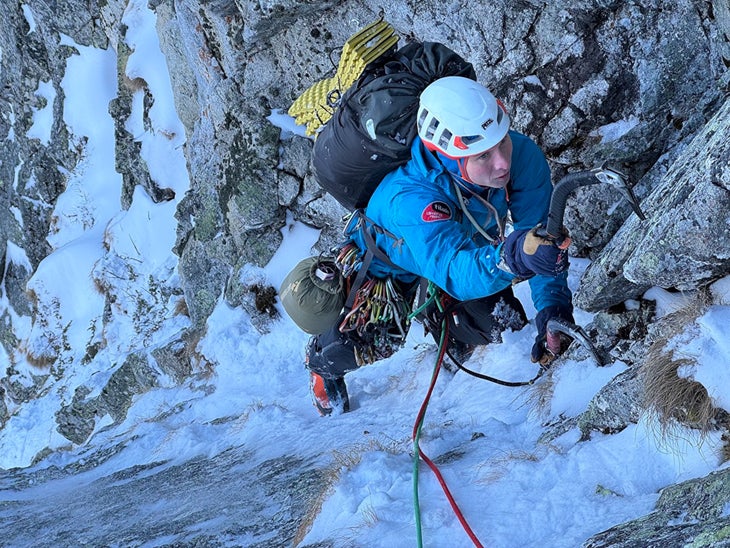 Petr Vicha on pitch one of Bílý Rys