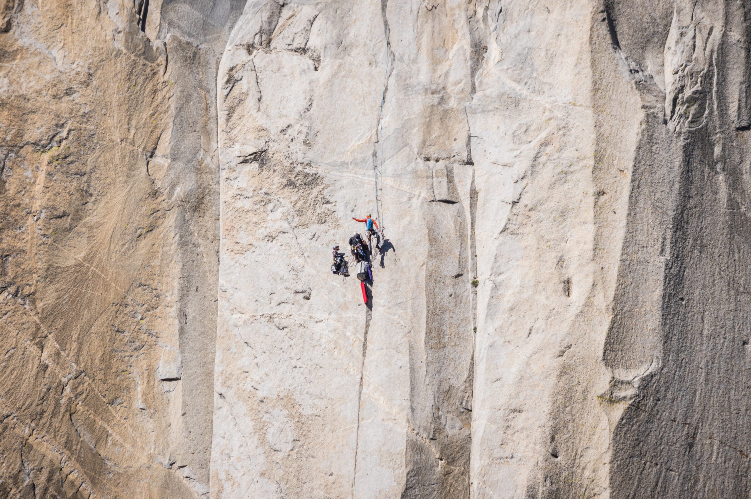 climbers on El CAp