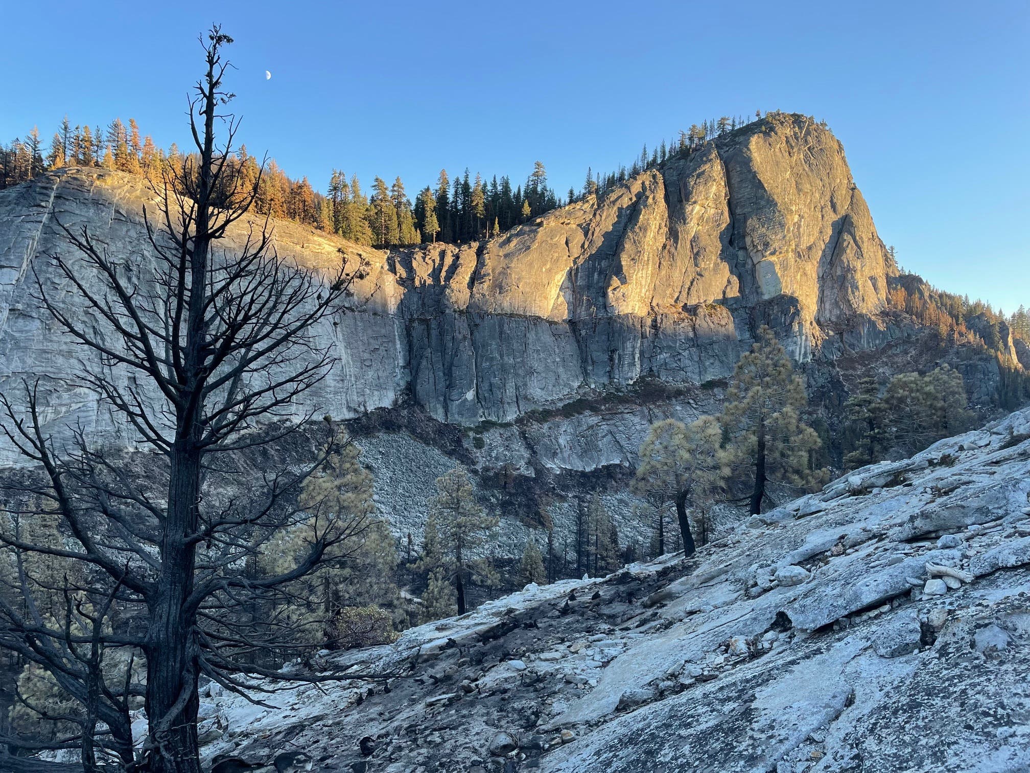 Lover's Leap after the Caldor Wildfire
