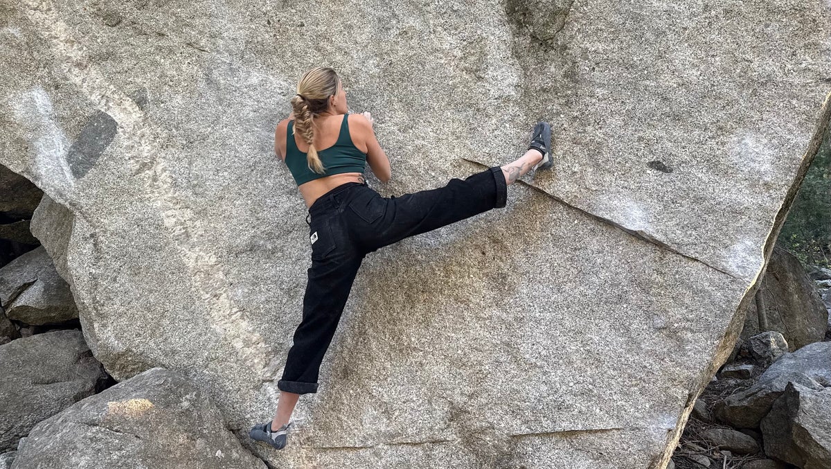 Pro Climber Allison Vest Thinks Climbing Pants Can Do Better. So She Makes Her Own.