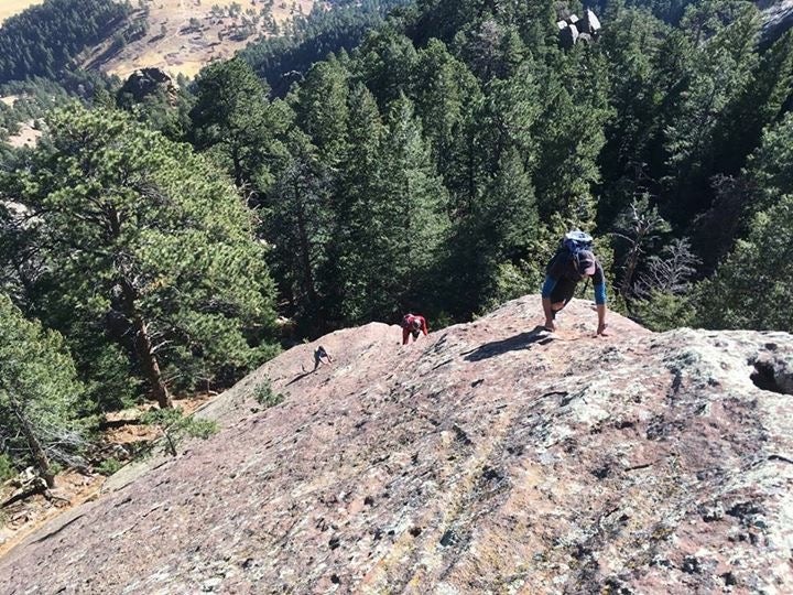 scrambling the flatirons