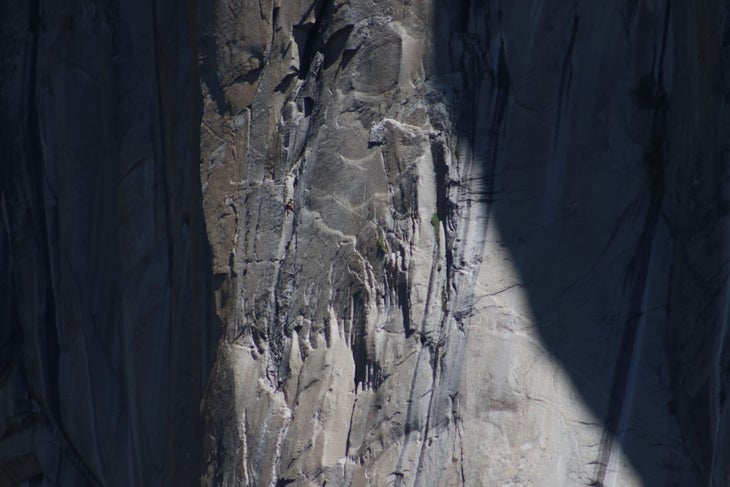 will moss flashing el cap in a day